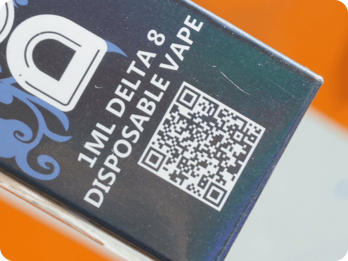A product with a branded QR that opens reorders and how-to’s.